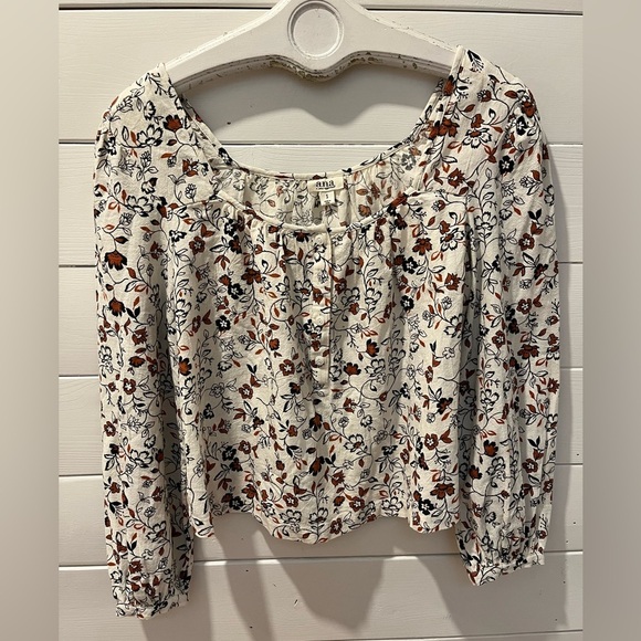 🌸ANA floral peasant blouse, size S - Picture 1 of 9